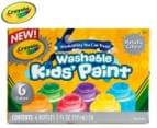 Crayola Washable Metallic Paint 6-Pack 1