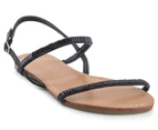 Billini Women’s Brenda Flat Sandals - Black