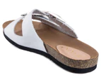 Billini Women's Tumble Flat Sandals - White