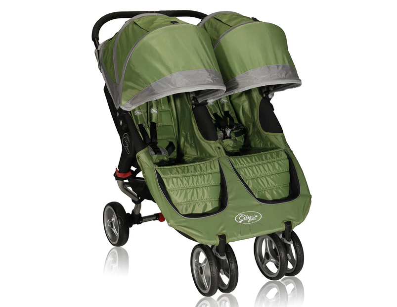 Baby Jogger City Mini Double Stroller - Green/Grey Colour