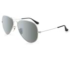 Ray-Ban Aviator RB3025-W32 Sunglasses - Metal Silver 1