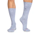 Tommy Hilfiger Men's US Size 7-12 Logo Sock 4-Pack - Asst.