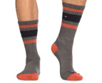 Tommy Hilfiger Men's US Size 7-12 Crew Sock 4-Pack - Grey
