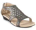 Grosby Women's Posy Sandal Flats - Grey