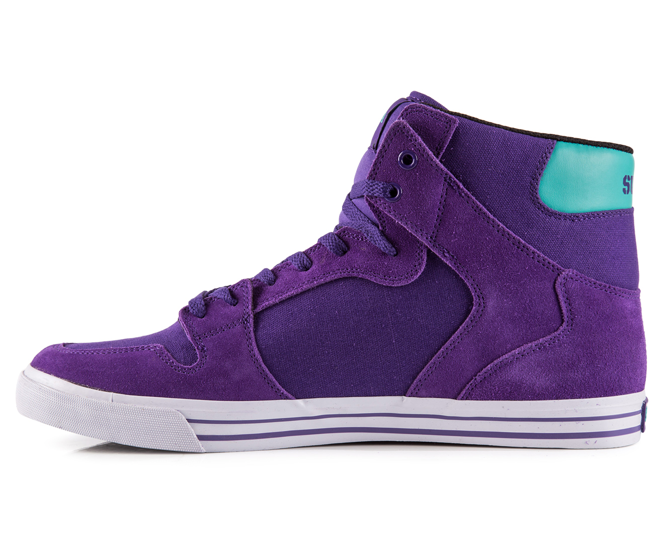 SUPRA Men's Vaider Shoes - Purple/Teal/White | Catch.com.au