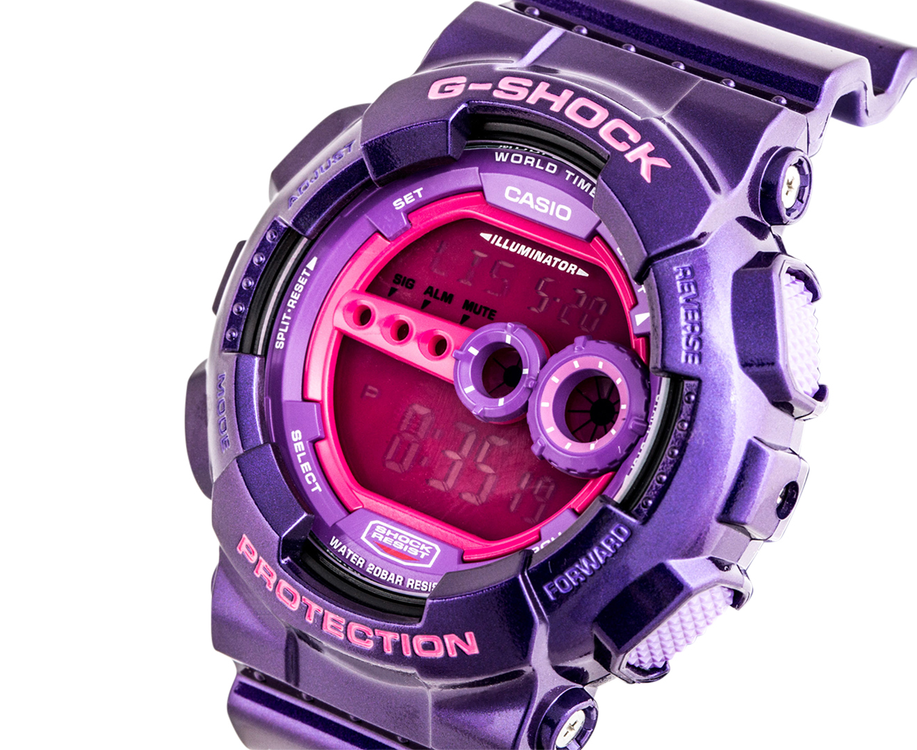 Casio G-Shock Men's GD100SC-6 Watch - Purple | Catch.com.au