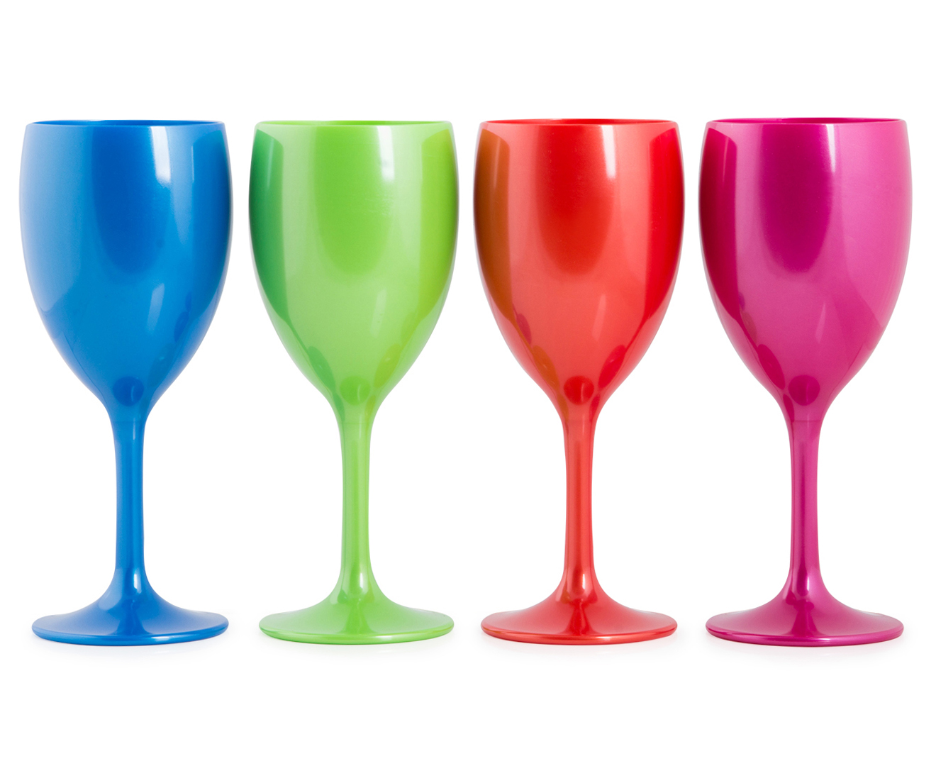 Serroni Carnivale Wine Goblet Set 4-Pack - Multi | GroceryRun.com.au