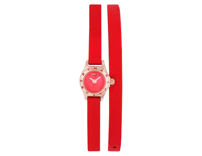 Marc by Marc Jacobs Women's Blade Super Dinky Watch - Red
