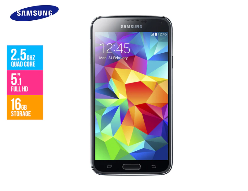 Samsung Galaxy S5 Smartphone (AU Stock) - Unlocked - Black 