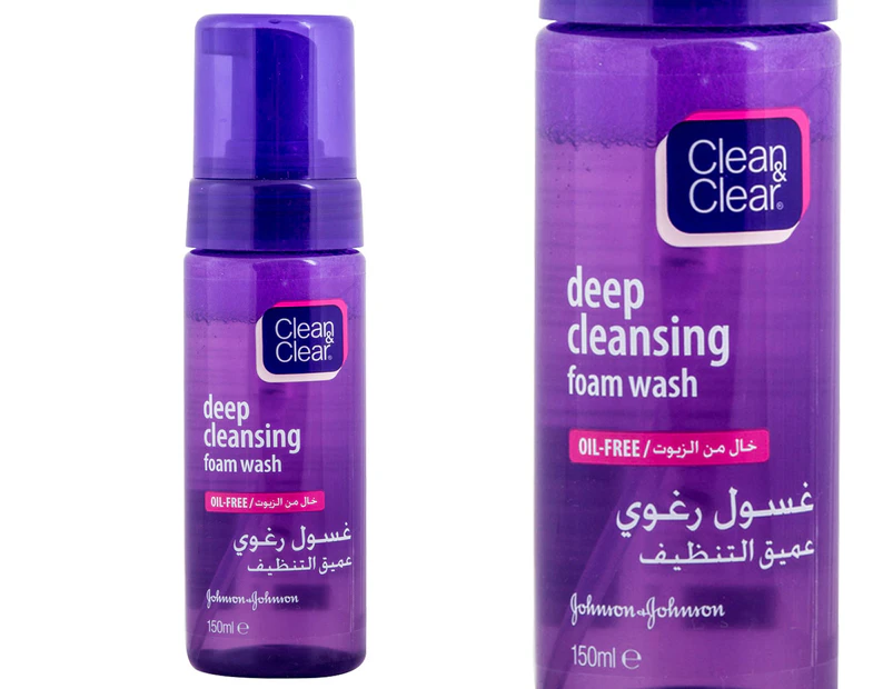 Clean & Clear Deep Cleansing Foam Wash 150mL