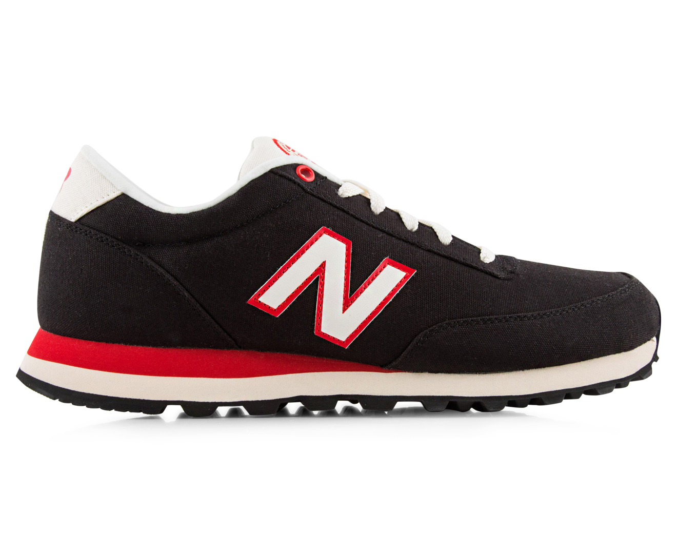 new balance 501 black and red