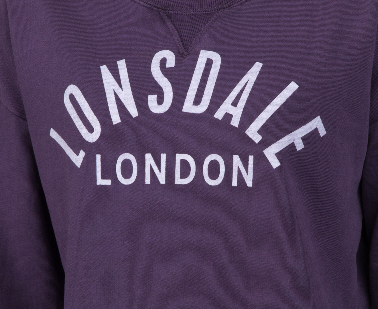 Lonsdale Women's Barrington Jumper - Purple Plum