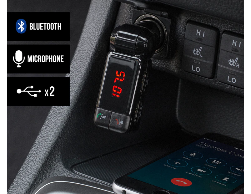 BSR Bluetooth Car Charger with FM Transmitter