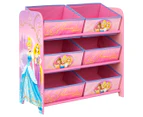 Disney Princess 6-Bin Storage Unit