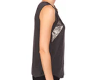 Calvin Klein Jeans Women's Pieced Crewneck Tank - Charcoal