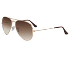 Ray-Ban Aviator RB3025 Sunglasses - Gold/Brown