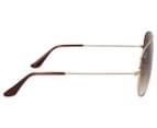 Ray-Ban Aviator Large Metal RB3025 Sunglasses - Gold/Brown 3