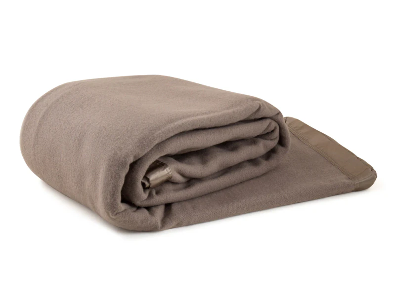 Jason Australian QB/KB Wool Blanket - Taupe