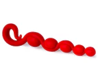 Fun Factory Bendy Beads Silicone Anal Beads - Red