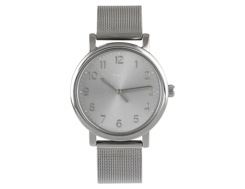 Timex Originals Women's Ezy Reader S/Steel Strap Watch - Silver