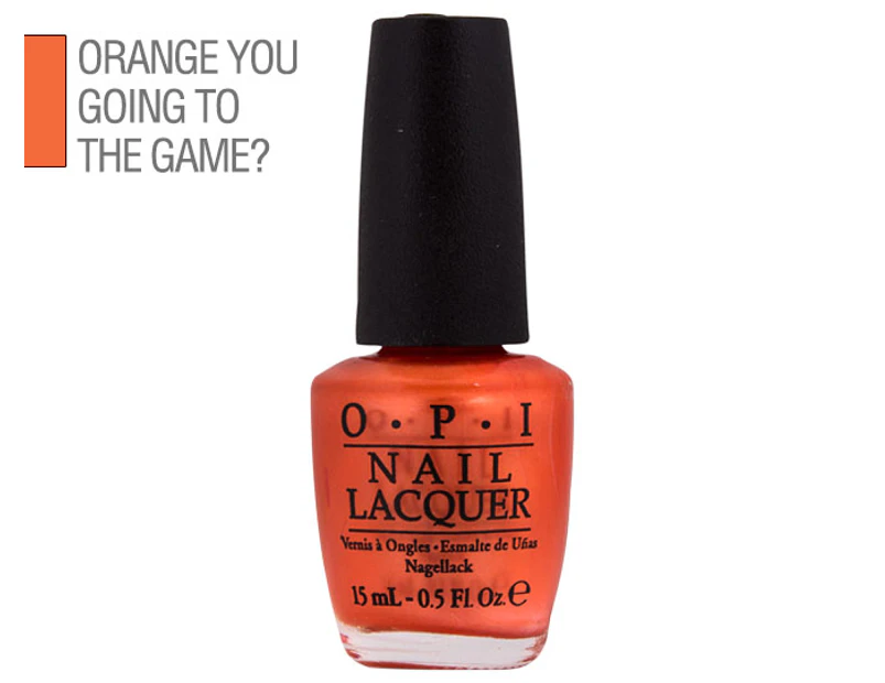 OPI Nail Lacquer - Orange You Going To The Game?