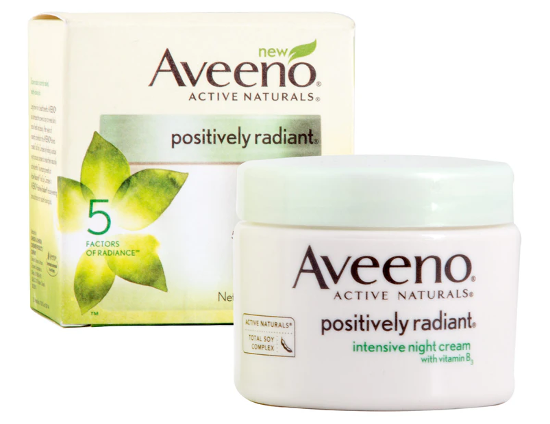 Preview image Aveeno Positively Radiant Intensive Night Cream 48g
