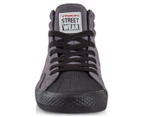 Vision Street Wear Men's Suede Hi Top Shoes - Charcoal