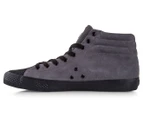 Vision Street Wear Men's Suede Hi Top Shoes - Charcoal