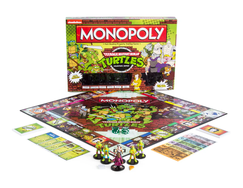 Monopoly Teenage Mutant Ninja Turtles Board Game for Kids and