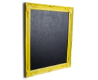 Baroque-Style 70x60cm Blackboard - Yellow