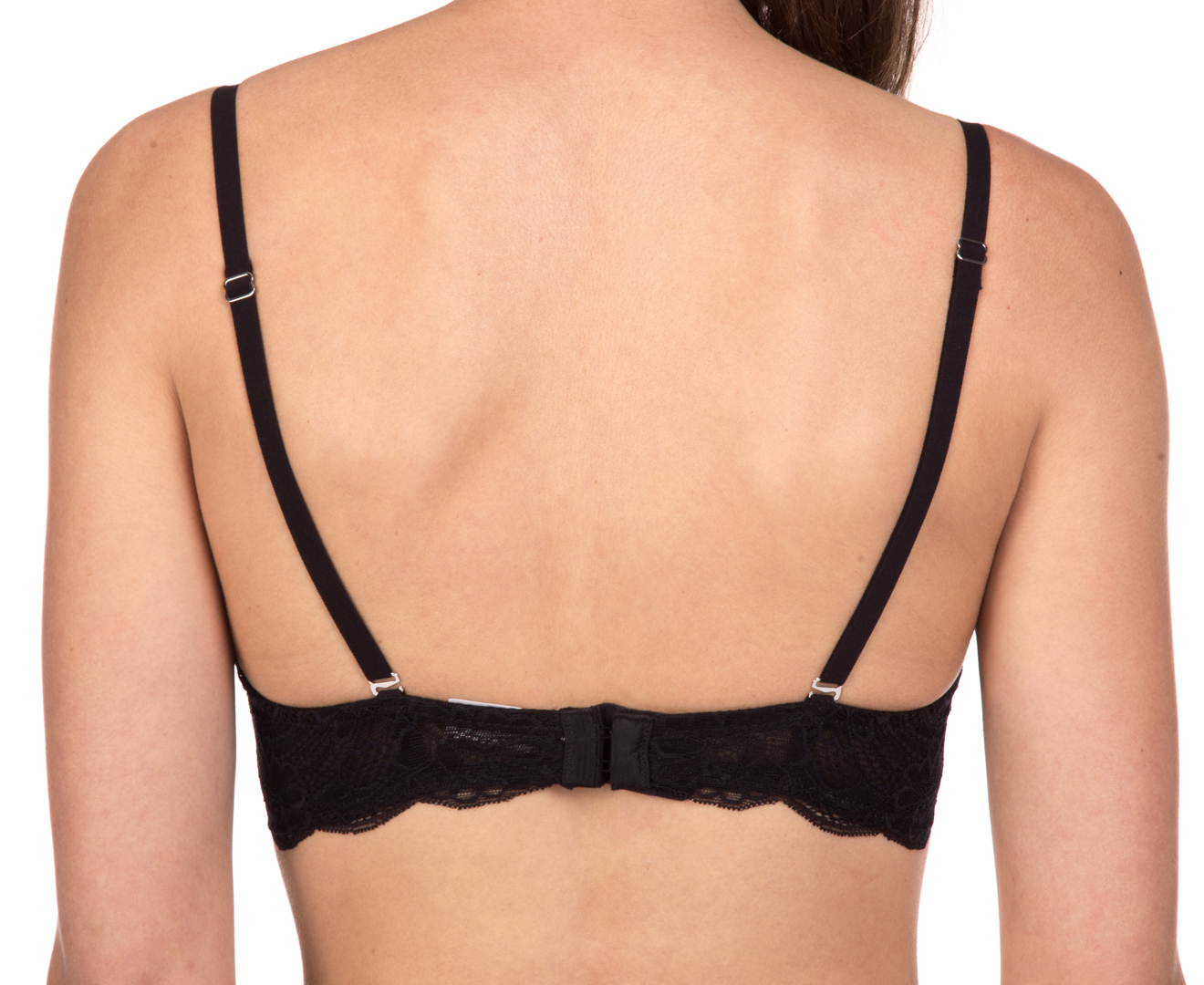 Kayser Women's Be Real Lace Push Up Bra - Black - Size 14D