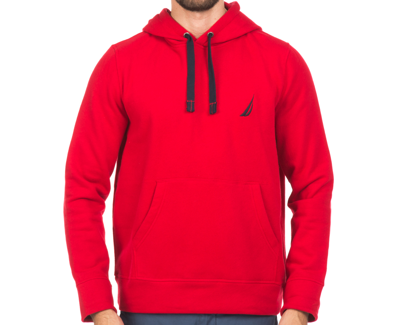 red nautica hoodie