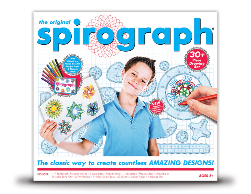 Spirograph: the Original Super Spirograph Kit, Create and Design, for Children  Age 8 years and up 