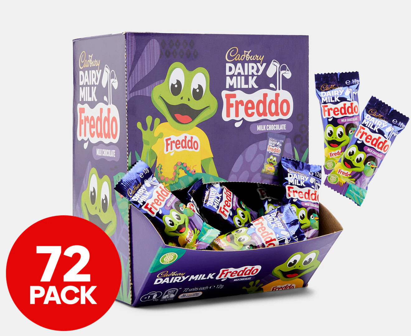 72 x Cadbury Dairy Milk Freddo 12g