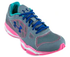 Under Armour Women's Micro G Pulse TR Shoe - Steel/Neon Pink