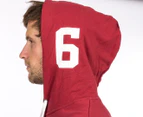 Elwood Men's Case Zip Thru Hood - Scarlet