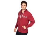 Elwood Men's Case Zip Thru Hood - Scarlet