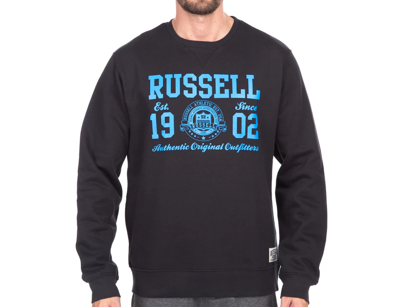 Russell Athletic Men's Russell Stamp Crew - Black