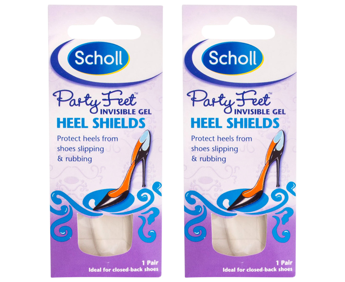 party feet heel shields