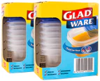 2 x GladWare Superior Seal Mini Containers 6pk