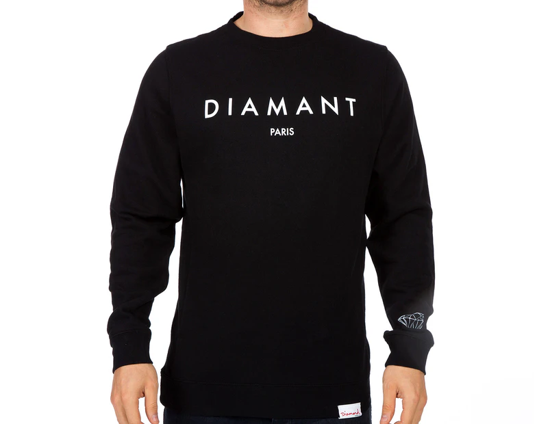 Diamond Supply Co. Men's Diamant Paris Crew Neck Sweatshirt - Black