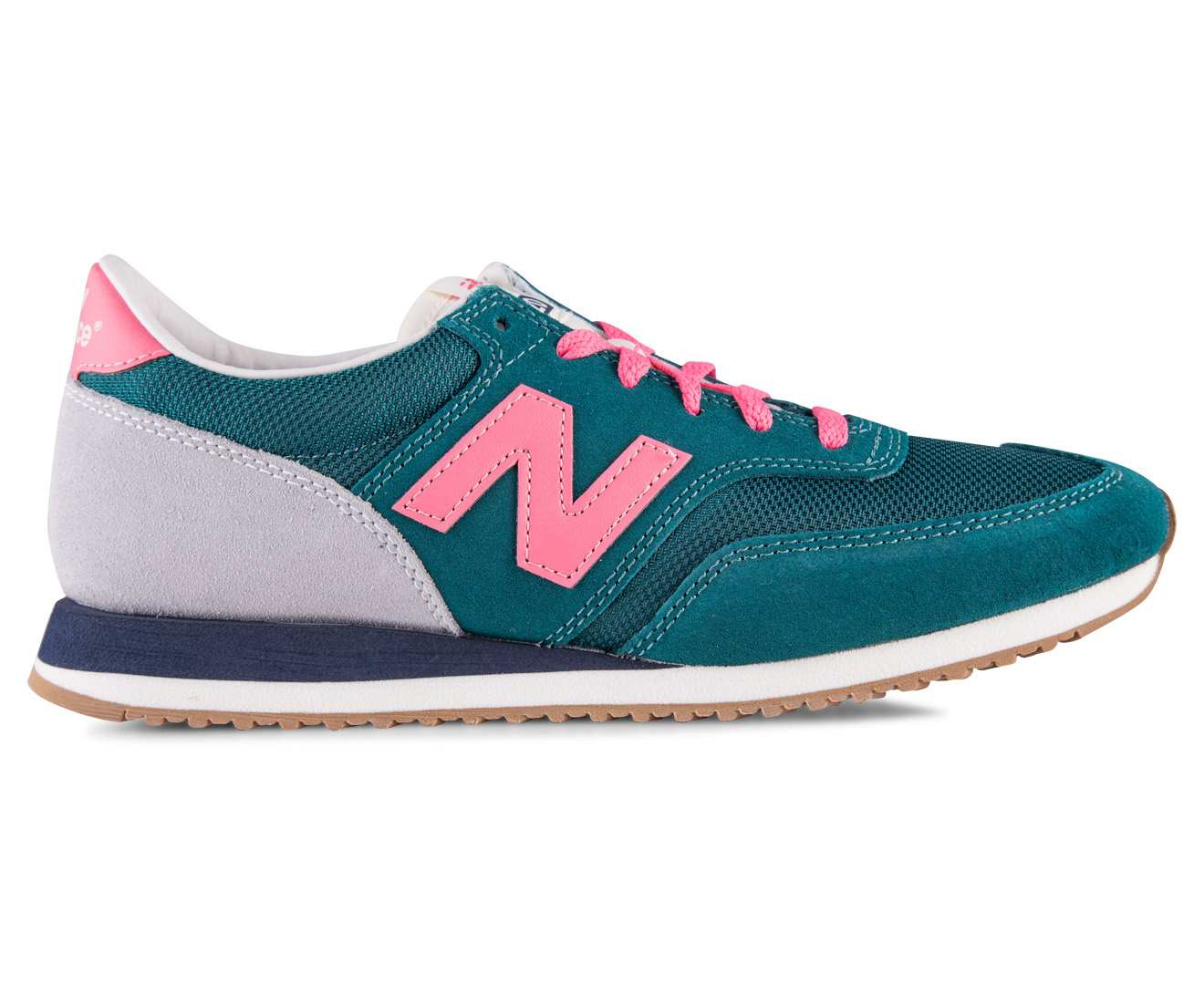 New Balance Classics 620 Womens Shoe Green Pink Catch