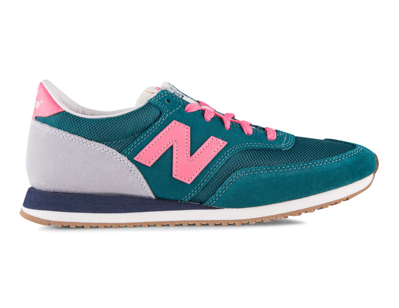 New Balance  Classics 620 Womens Shoe - Green/Pink