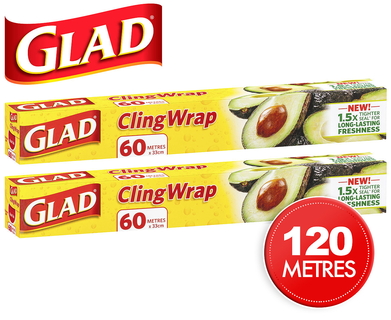 2-x-glad-cling-wrap-60m-x-33cm-groceryrun-au