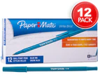 Paper Mate Ball Point Pens Blue 12pk