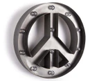 Marquee Peace Sign 26cm LED Wall Light - Silver
