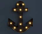 Marquee Anchor 36cm LED Wall Light - Silver