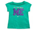 Nike Baby Girls' About Me Tee - Atomic Teal