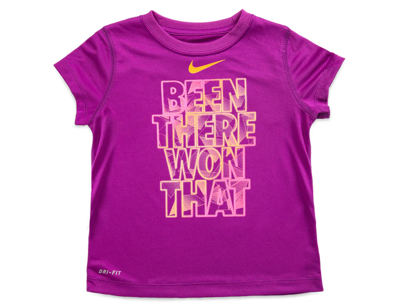 Nike Girls' Been There Won That Tee - Bold Berry