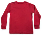 Nike Just Do It LS Toddler Boys' Tee - Varsity Red